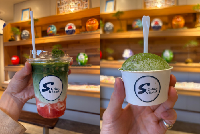 Mochi Gelato & Matcha Latte