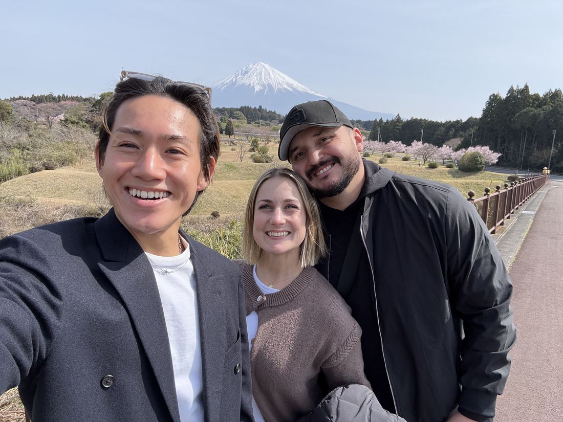 Couple with Mt. Fuji